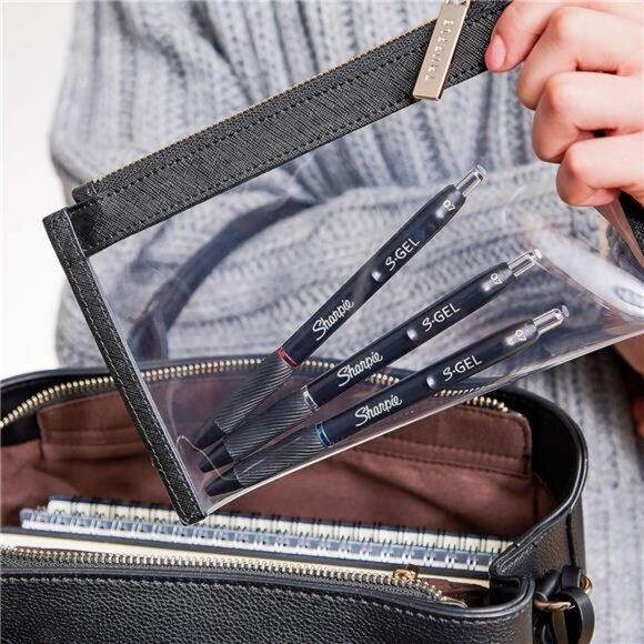 Sharpie S-Gel, Gel Pens, Medium Point (0.7mm), Black Ink‎ Gel Pen, 12 Count - Picture 5 of 6